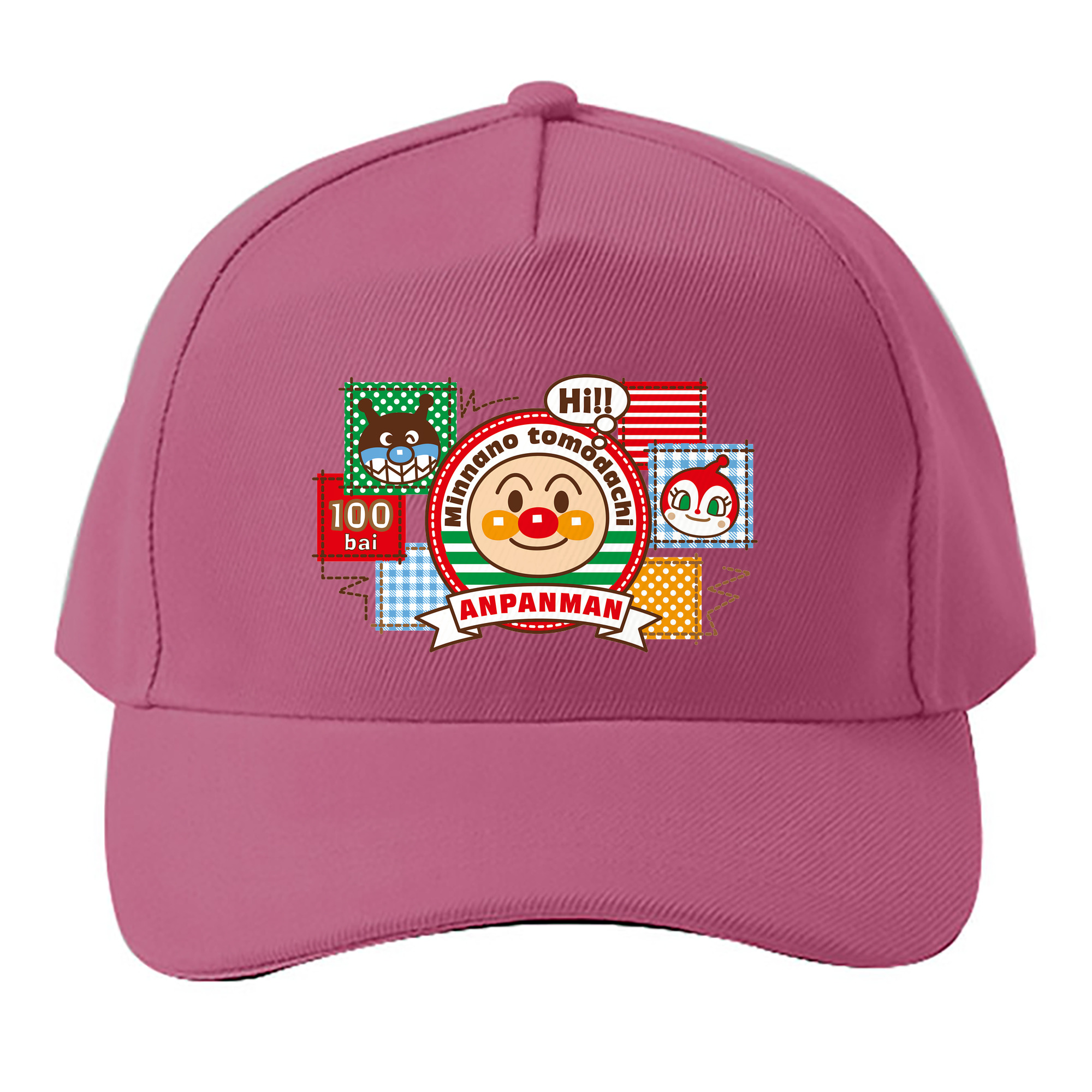 （画像用） アンパンマン Anpanman ベースボールキャップ 綿100％ 男女兼用 帽子 スポーツ